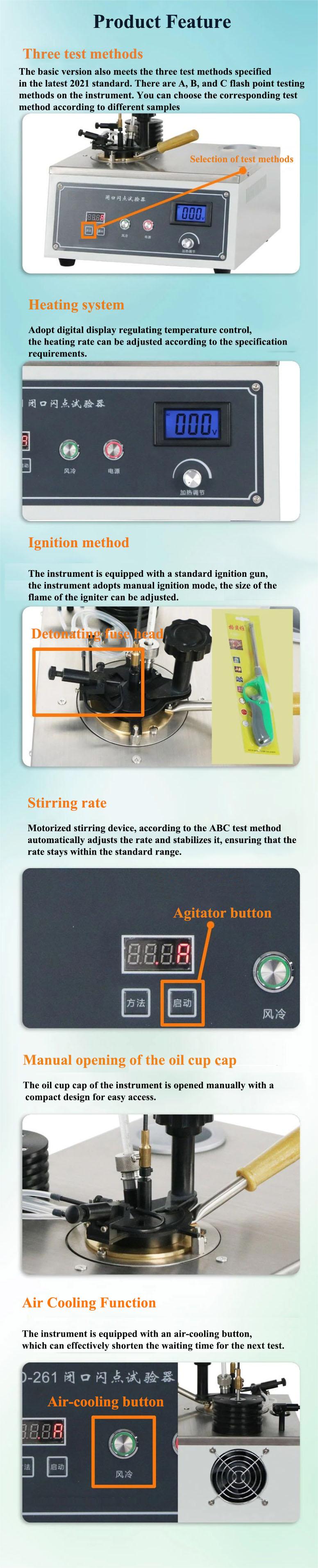 Test du flash et du point de feu