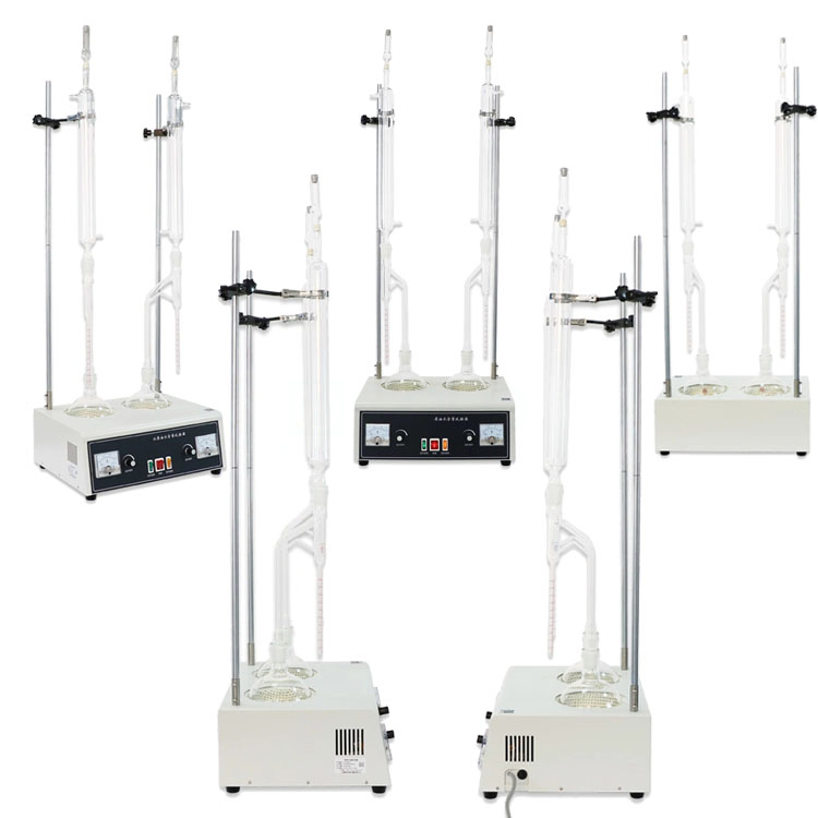 Teneur en eau dans l'huile brute par distillation