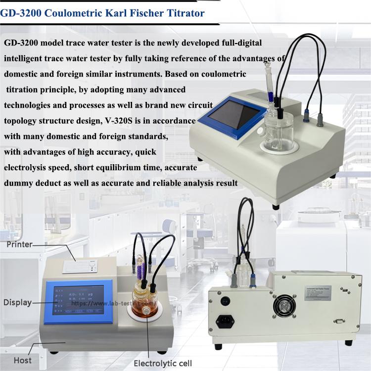 Coulom&eacute;trique Karl Fischer Titrator