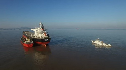 Huile de carburant maritime