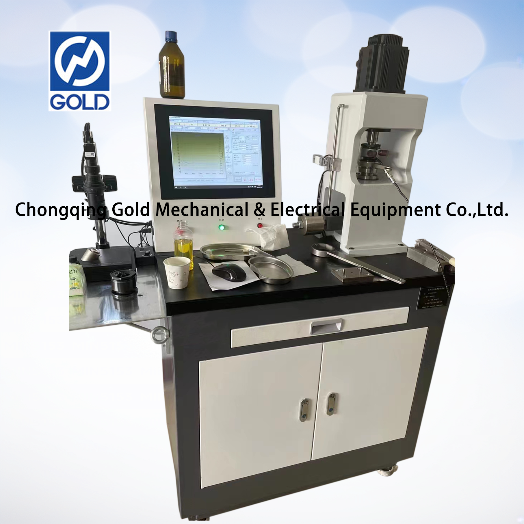 Machine de test de frottement &agrave; quatre balles-1