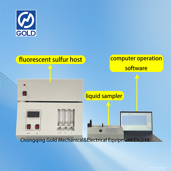 UV Analyseur de soufre de fluorescence semi-automatique-3