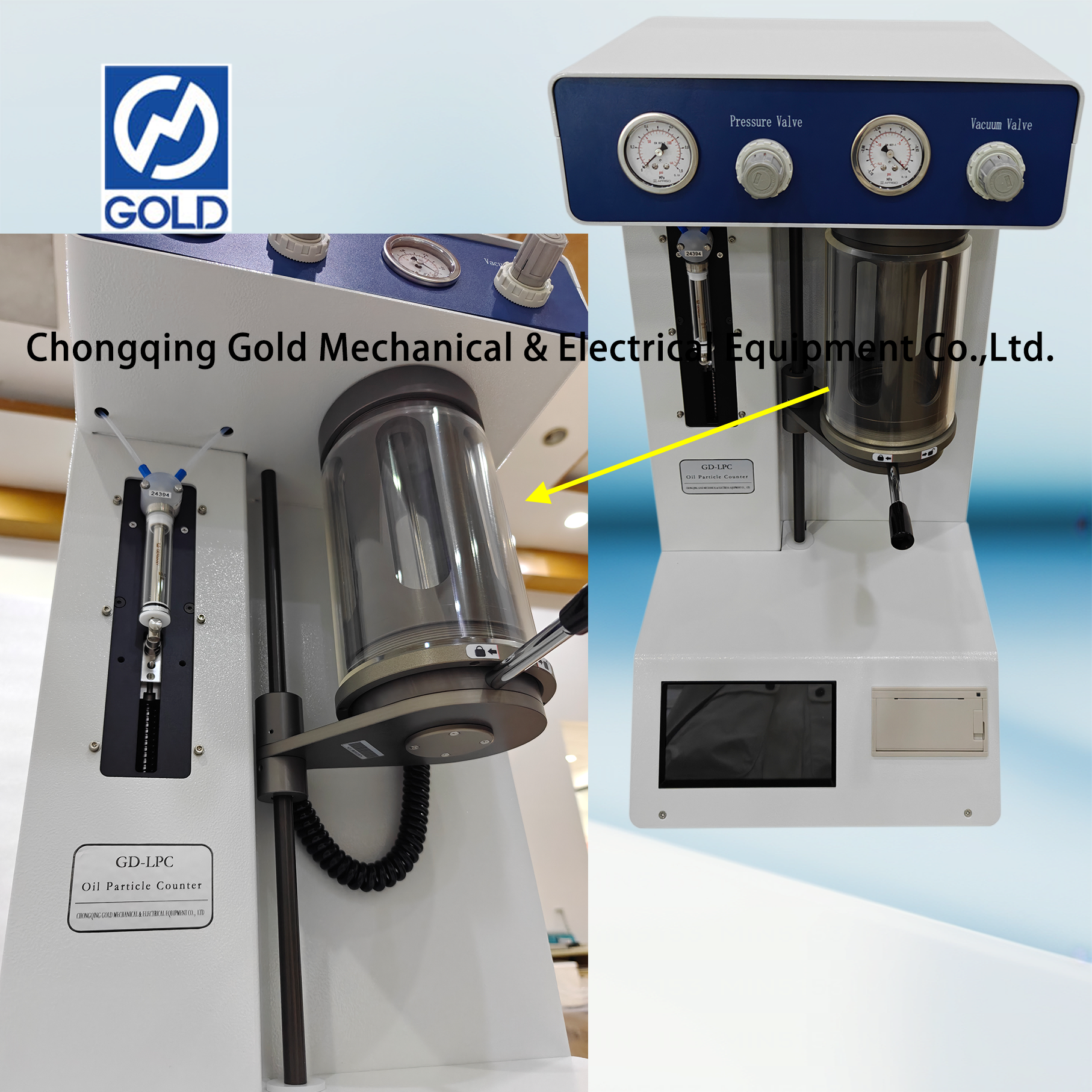 Compteur de particules d'huile-+2