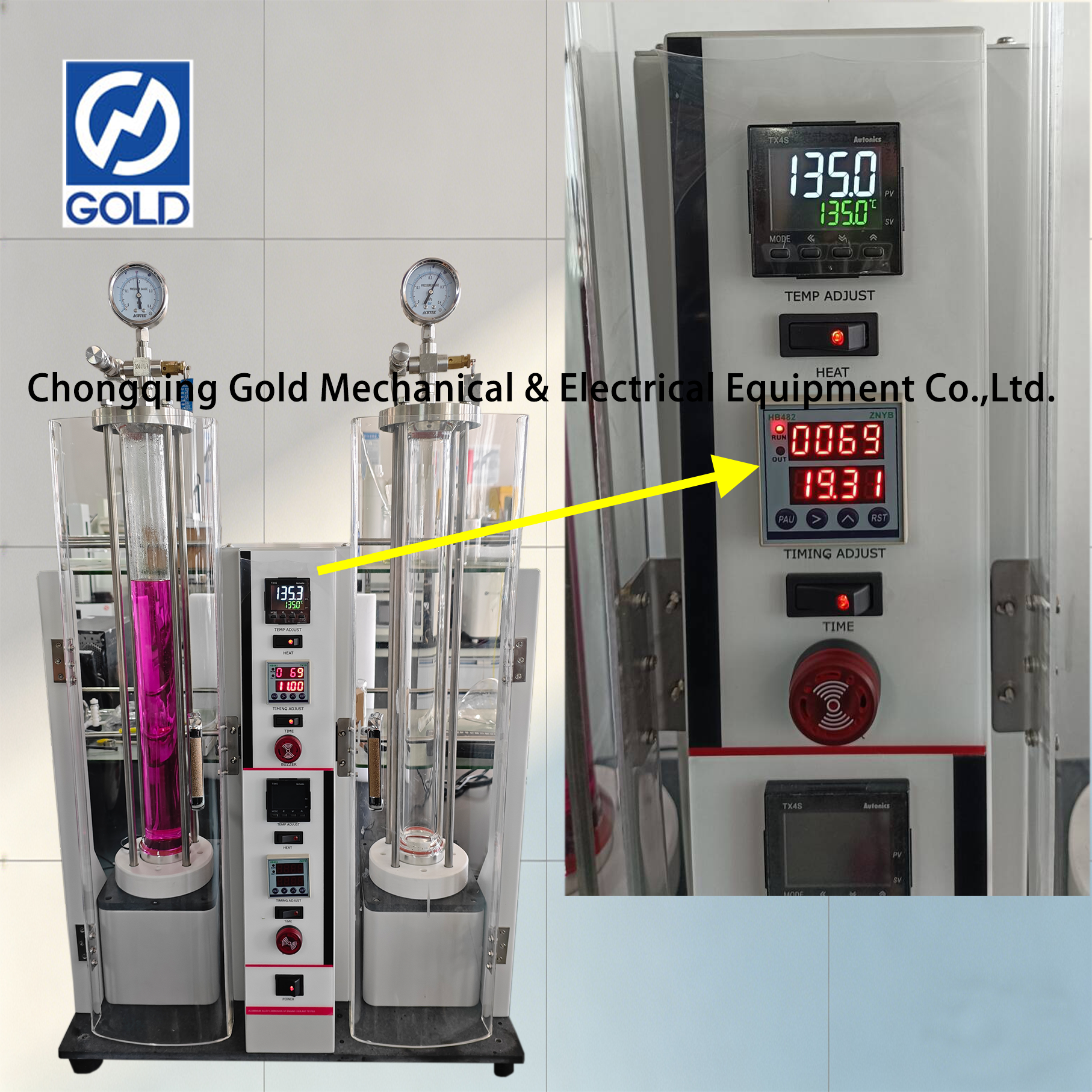 Testeur de corrosion en alliage d'aluminium pour liquide de refroidissement moteur-5