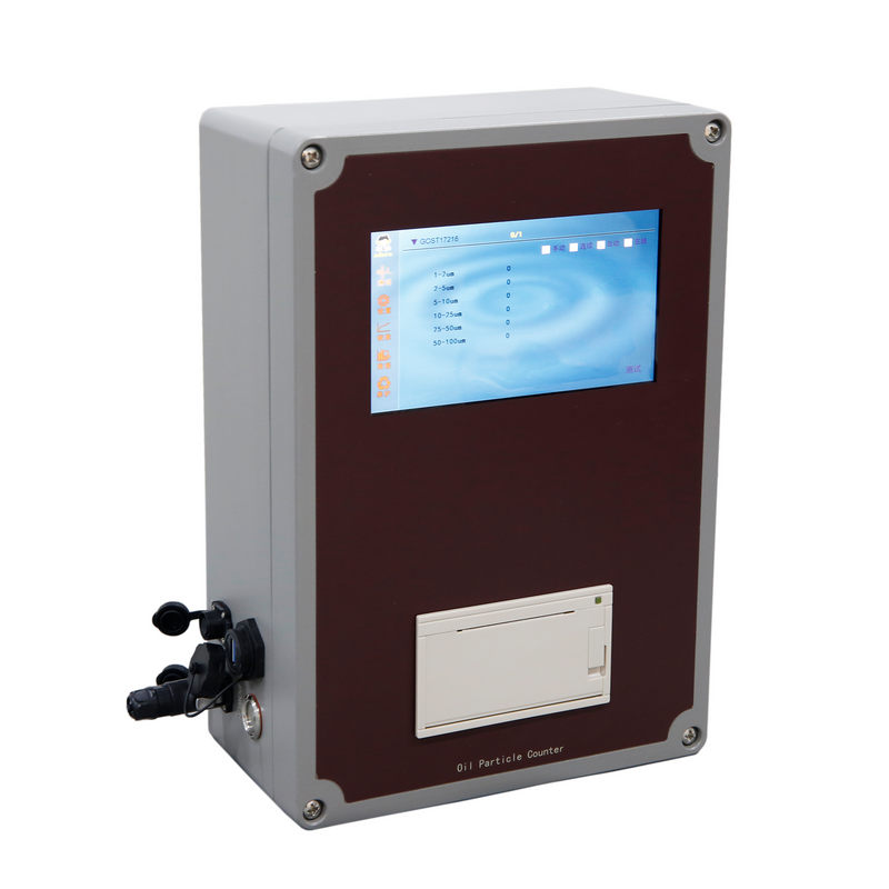 Compteur de particules liquides en ligne par méthode d'obscurcissement de la lumière ISO4406