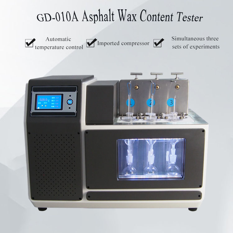 Testeur de contenu en cire d'asphalte GD-010A