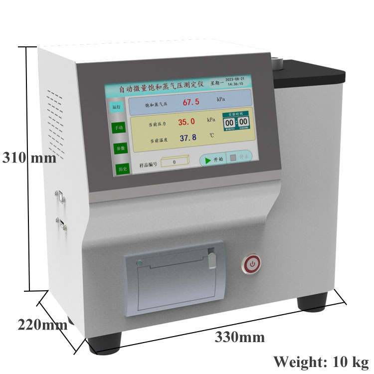 Testeur de pression de vapeur micro-satur&eacute; automatique
