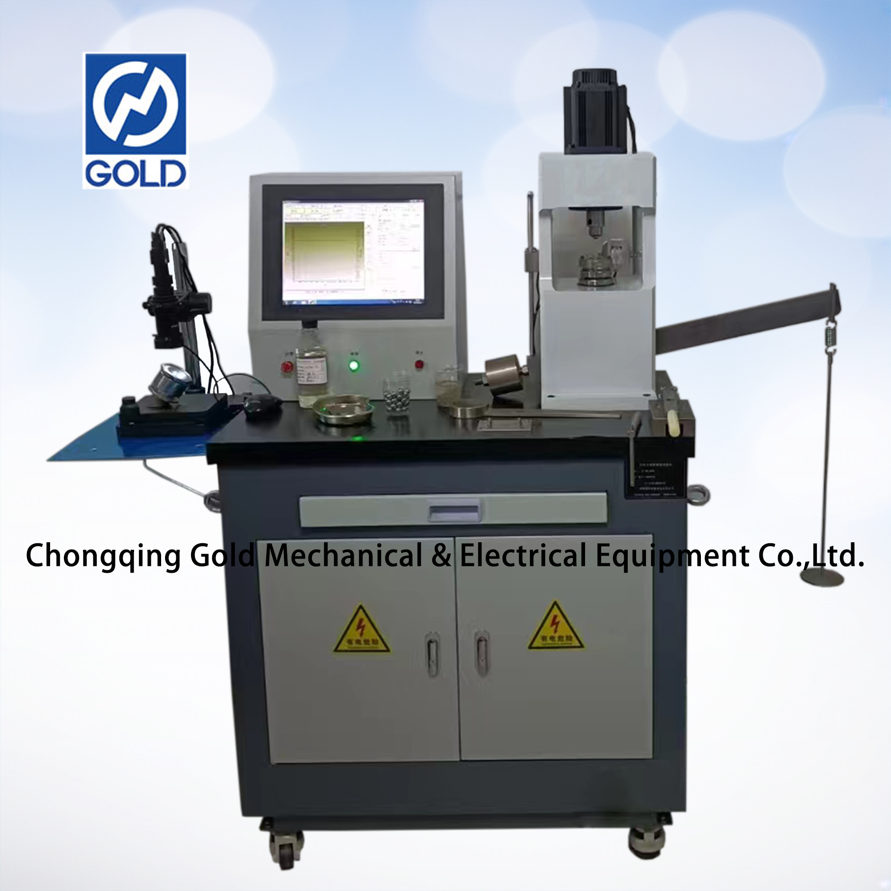 Machine de test de frottement &agrave; quatre balles-2