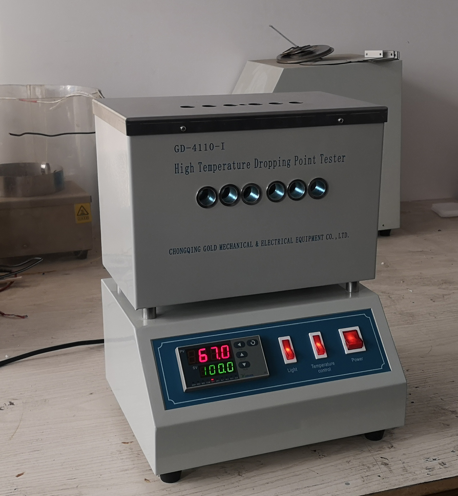 Appareil de point de chute de temp&eacute;rature &agrave; haute temp&eacute;rature