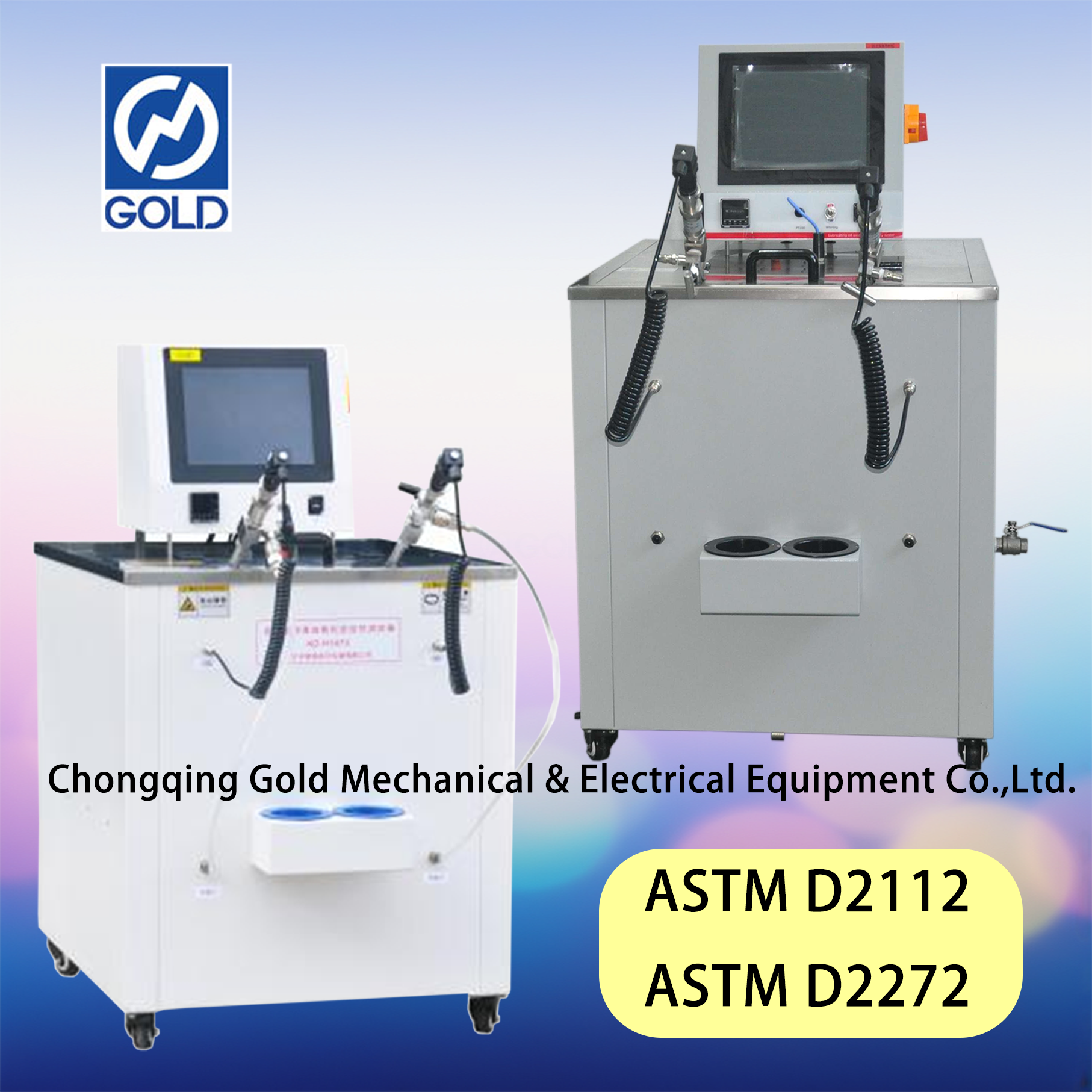 ASTM D2112 Testeur de stabilité d'oxydation de l'huile lubrifiante automatique ASTM D2272