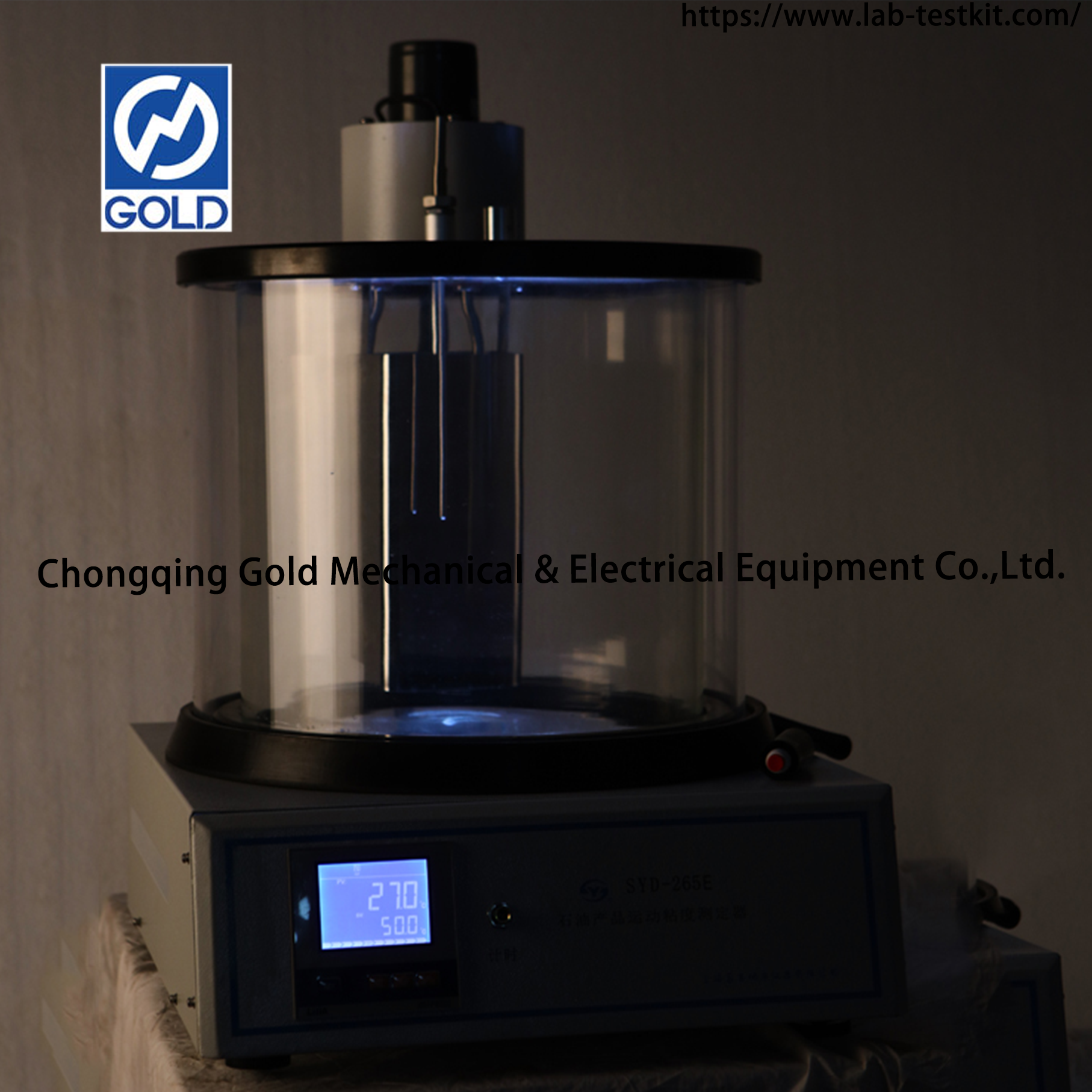 Testeur de viscosité cinématique d'asphalte par méthode capillaire