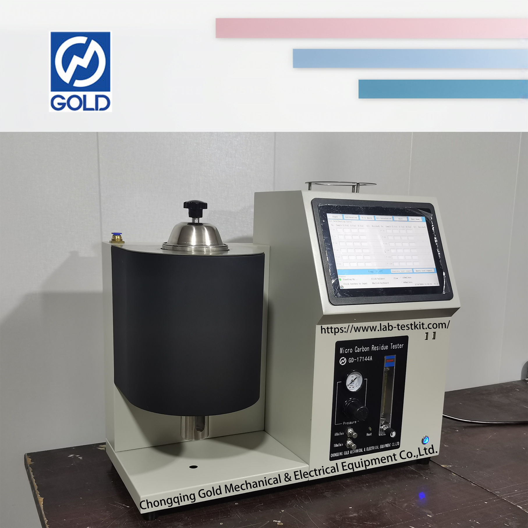Testeur de résidus en carbone Products de pétrole (micromethod)