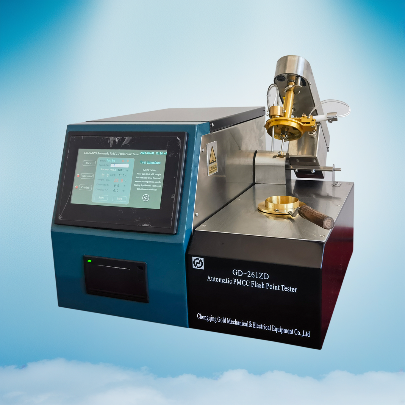 Testeur de point de flash &agrave; tasse ferm&eacute;e (pas de gaz)