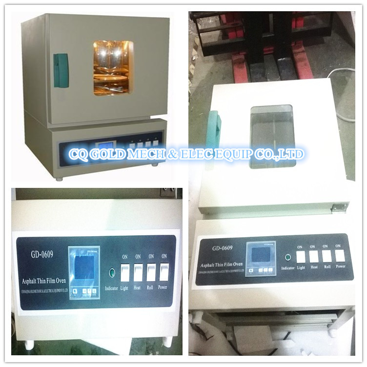 Appareil de test de four &agrave; film mince du bitume