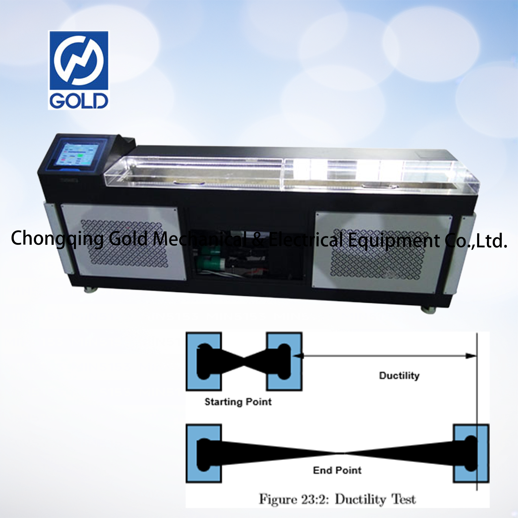 Testeur de ductilit&eacute; d'asphalte intelligent-5