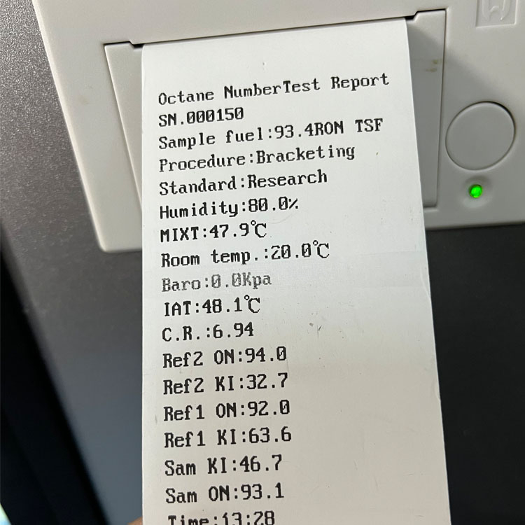 ASTM D2699 ASTM D2700 Numéro d'octane d'essence par recherche et méthode motrice (40 ~ 120 O. N.)