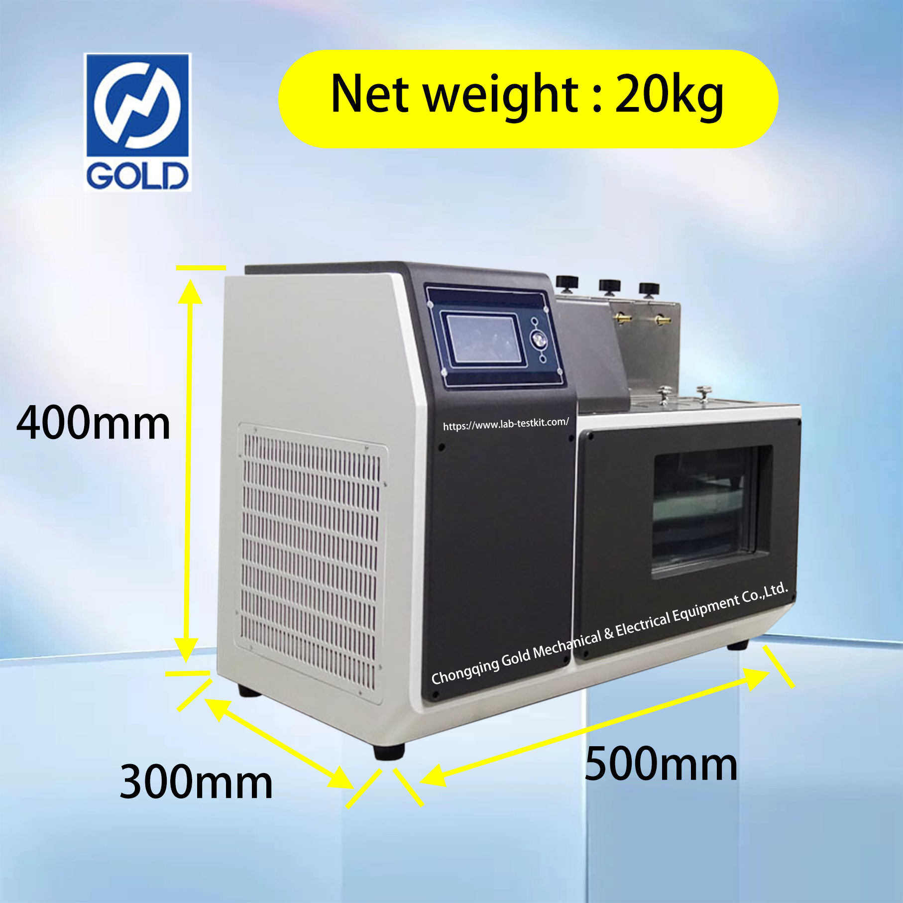Machine de test de contenu de paraffine asphalte 1