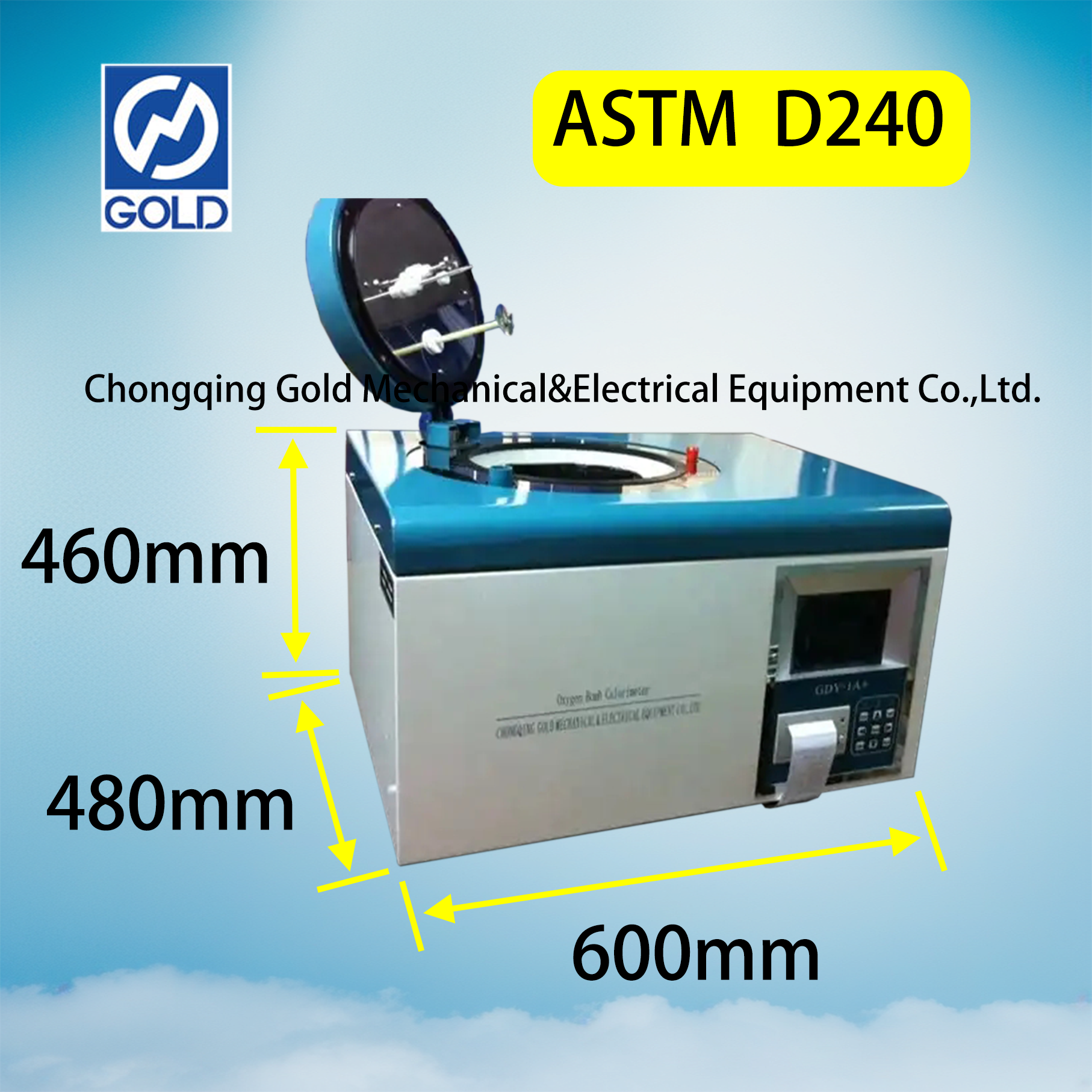 Calorim&egrave;tre GDY-1A + Oxygen Bomb