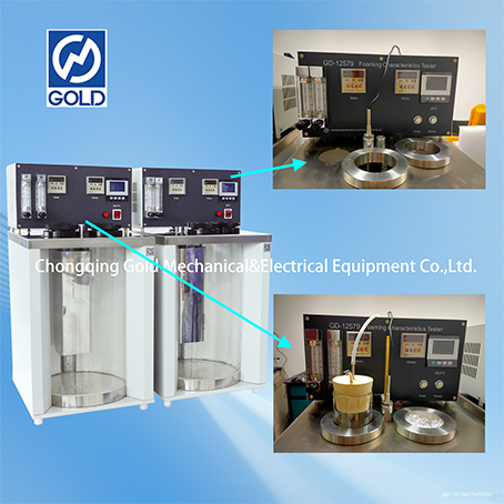 &Eacute;quipement de test de tendance moussant lubrifiant amine