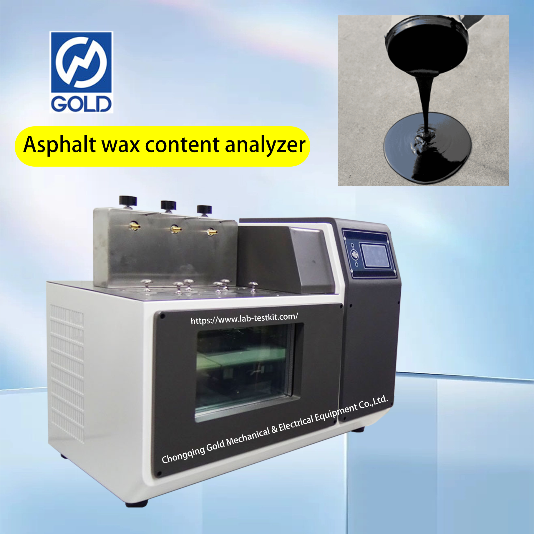 Machine de test de contenu de paraffine asphalte-4